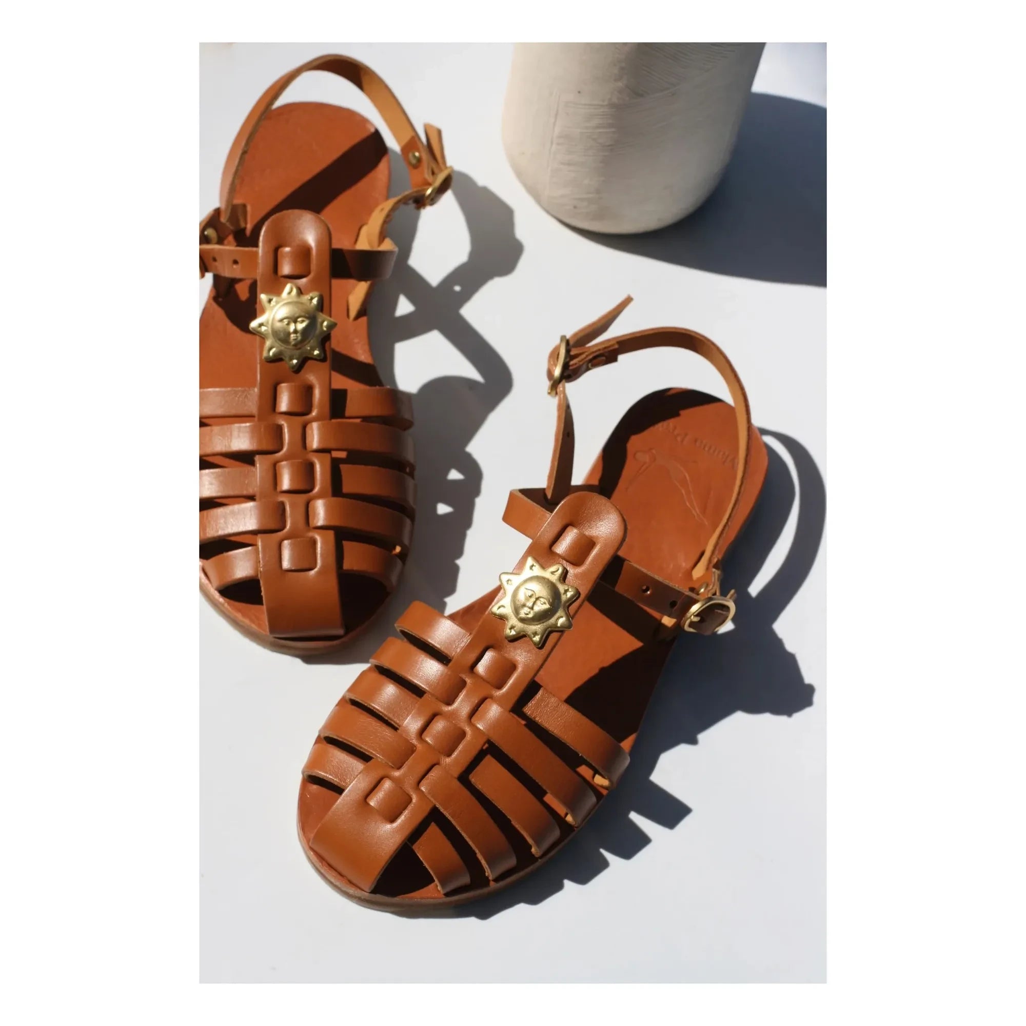 Mama Praïa - Fisherman Sun sandaletler | Camel