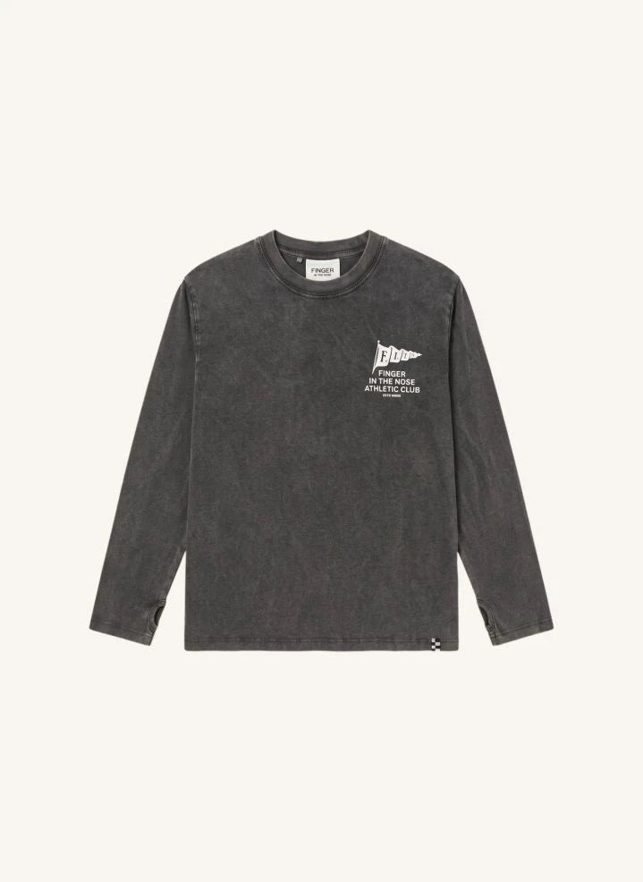 Finger in the nose - Sako Run Club Organic Cotton T-Shirt | Black