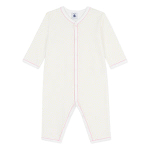 Petit Bateau - Organic Cotton Pajama | White