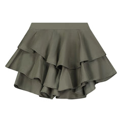 Tangerine - Gathered Skirt | Khaki