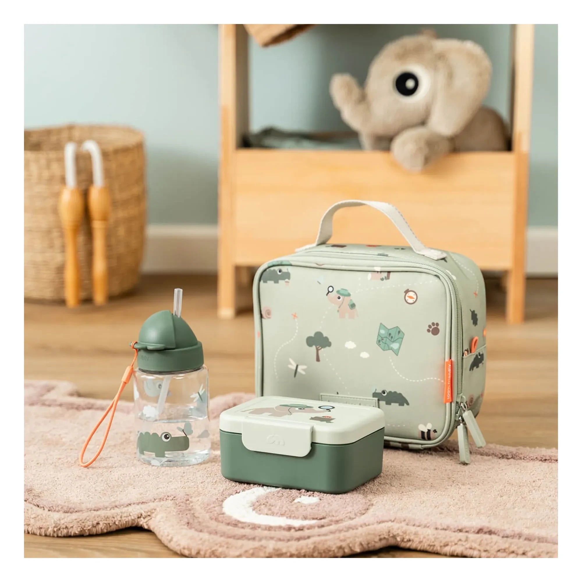 Done by Deer - Trails Snack Box | Dark Green