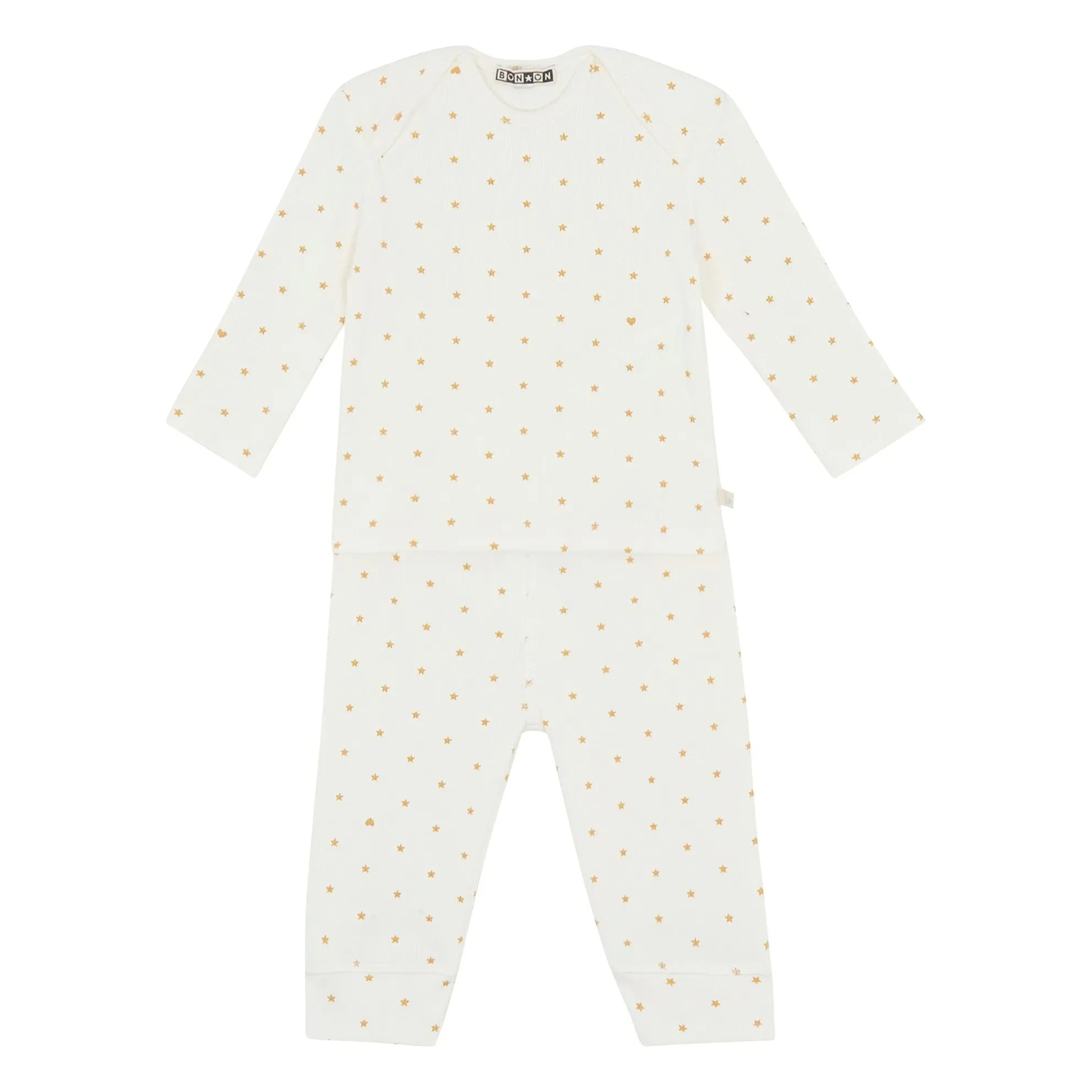 Bonton - Patino Star pijama | Ecru