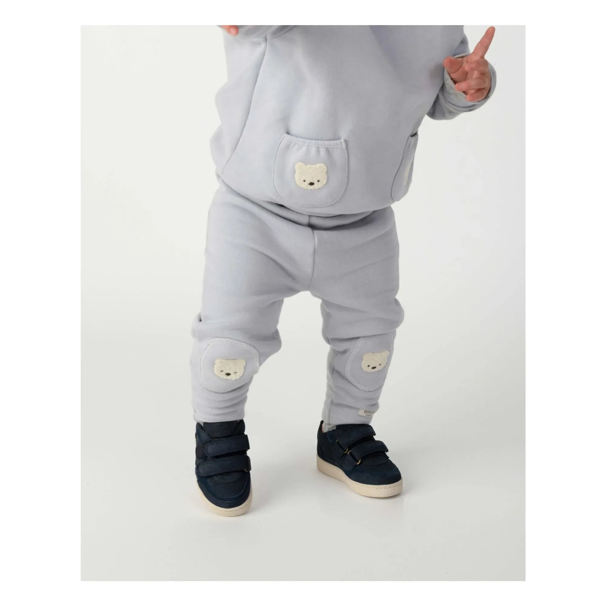 Donsje - Sweat Foppe Polar Bear Organik Pamuk | Buz Mavisi