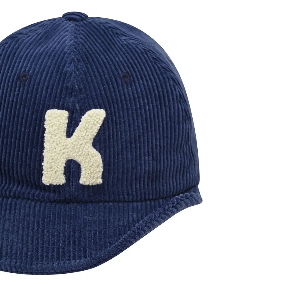 Kappy - Kadife Logo Şapka | Mavi