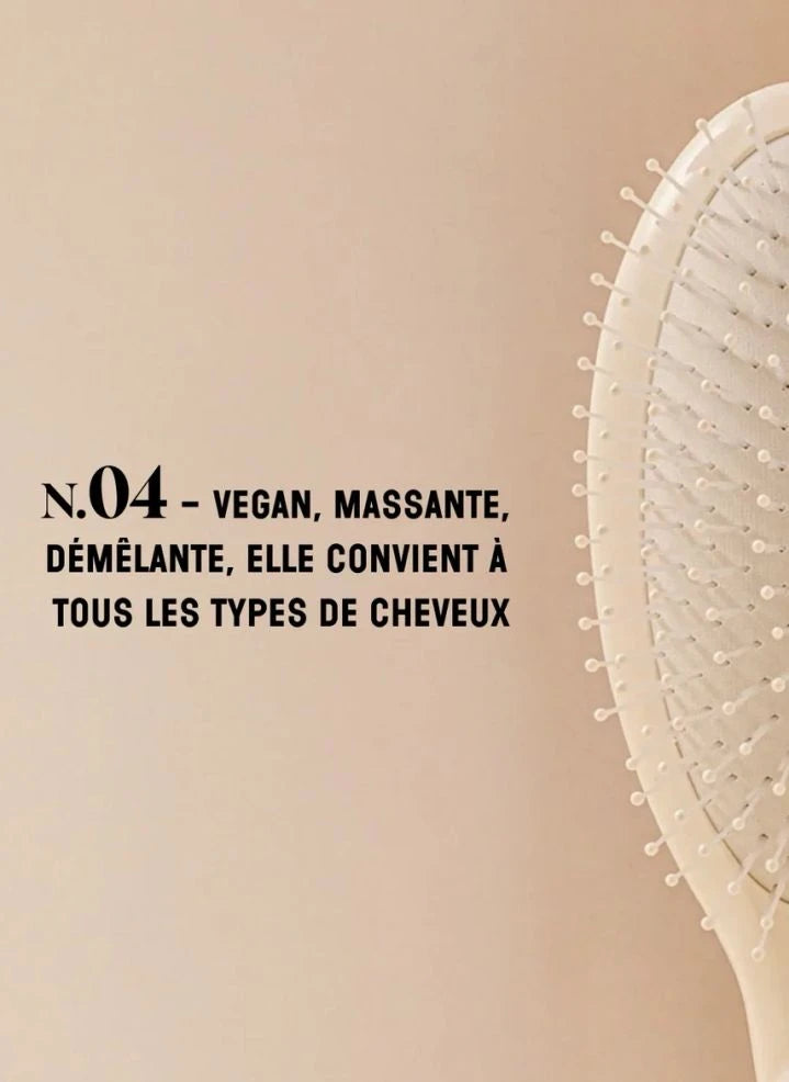 La Bonne Brosse - La Miracle Hair Brush No. 04 - Tangle Detangling and Massage | Cream
