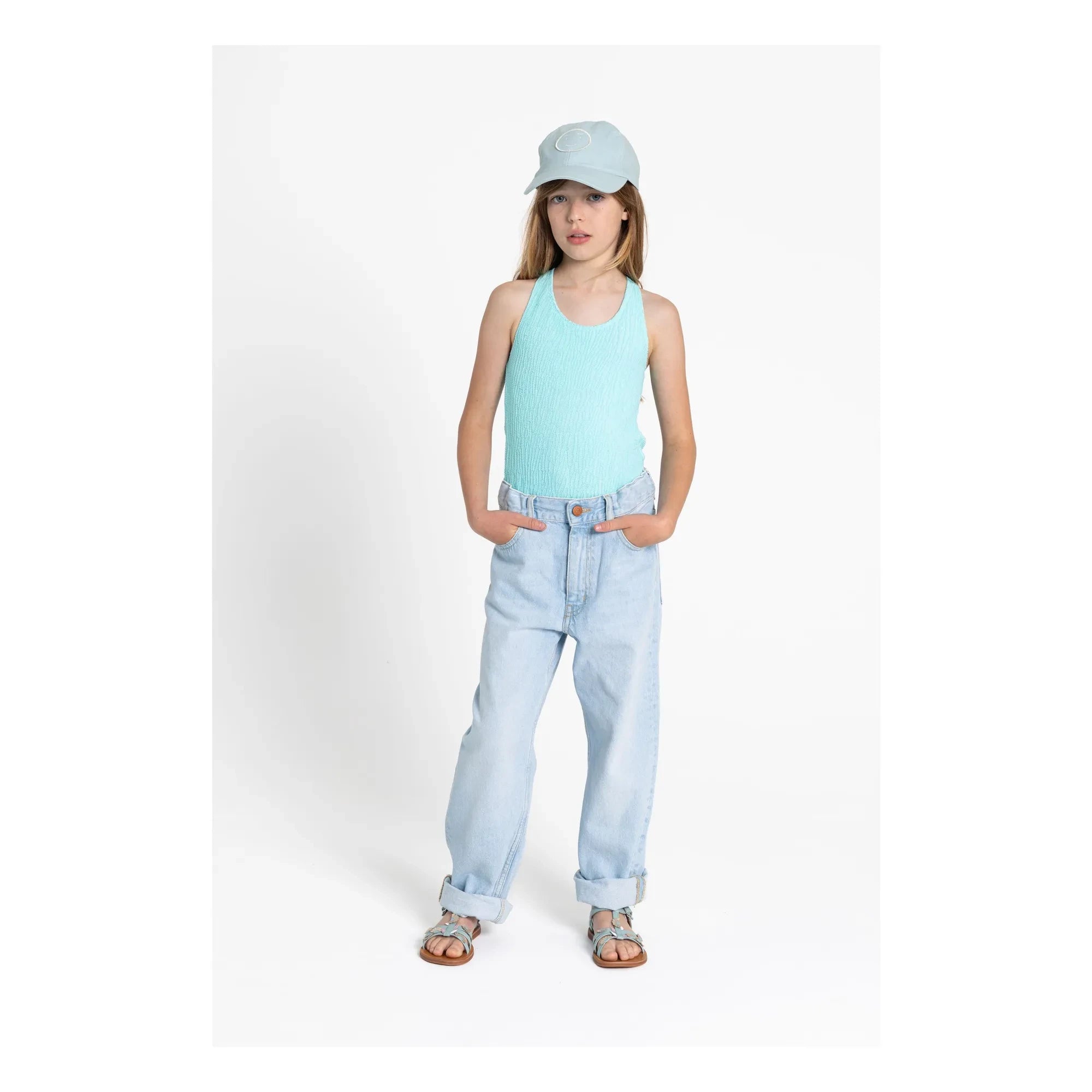 Smallable Kid - New Sally Swimsuit | Light Blue
