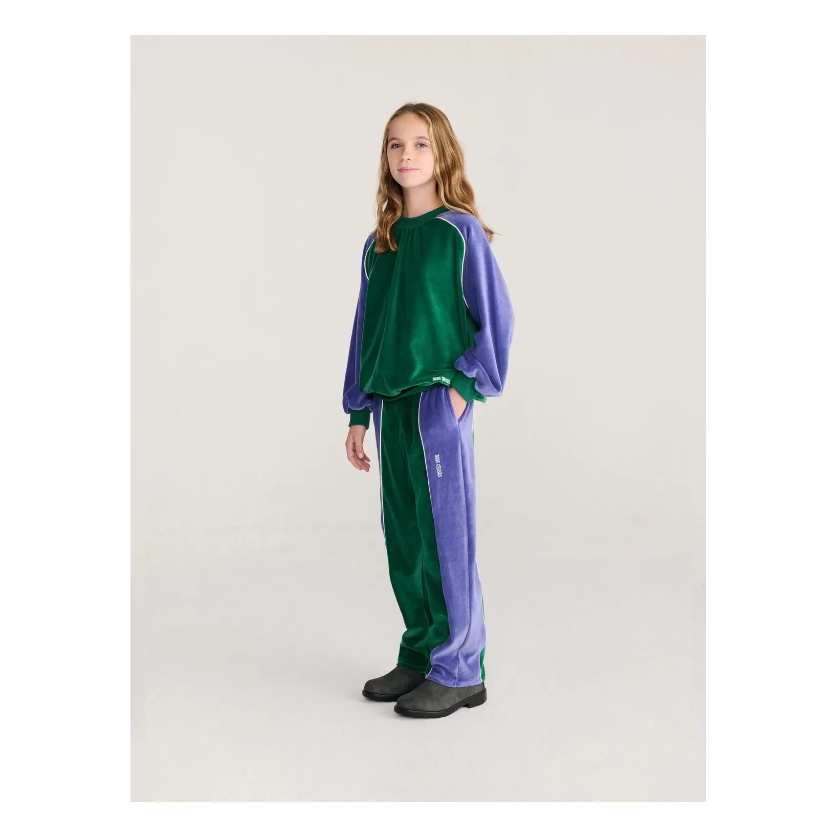 Bobo Choses - Renk Bloklu Terry Sweat | Yeşil