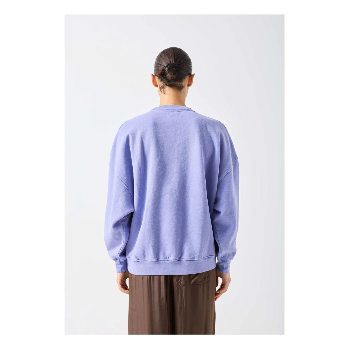 American Vintage - Plizzy Cotton Sweatshirt | Lavender