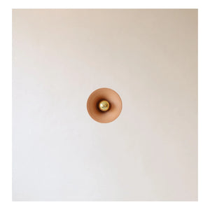 Masamé - Gigaro Raw Ceramic Wall Lamp | Terracotta