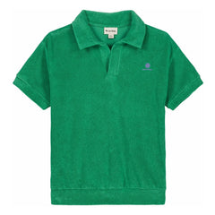 We Are Kids - Polo Léonard Organic Sponge | Chrome Green