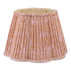 Doing Goods - Diya Printed Cotton Lampshade | Pink