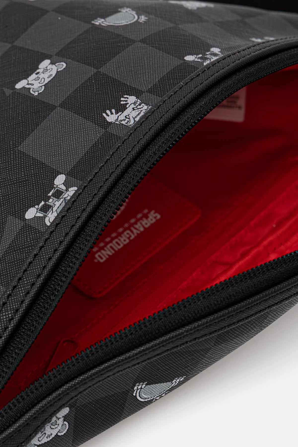 Sprayground - Black Faux Leather Waist Bag 910B8912NSZ