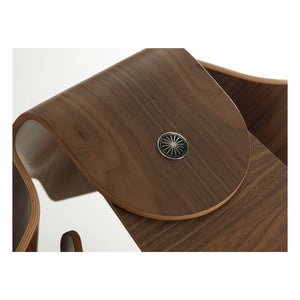 Vitra - Eames fil taburesi | Koyu ahşap
