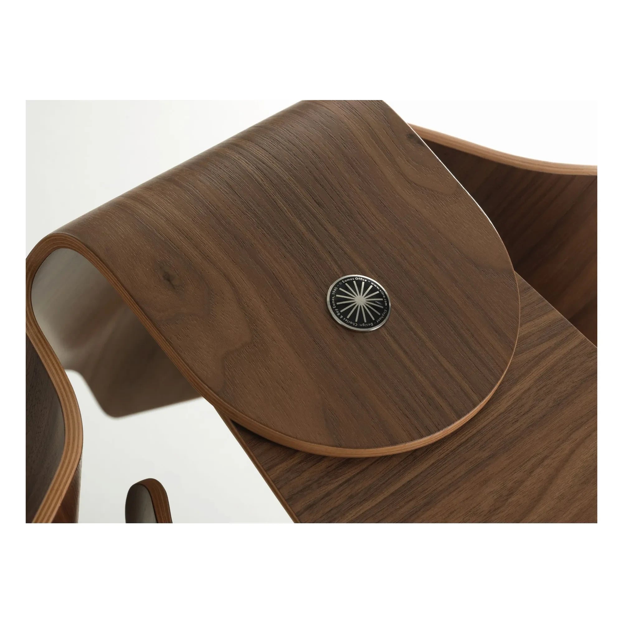 Vitra - Eames fil taburesi | Koyu ahşap