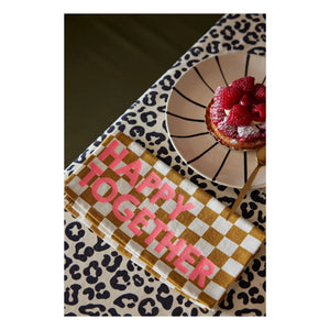 Rose in April - Thelma Graou Tablecloth | Oatmeal