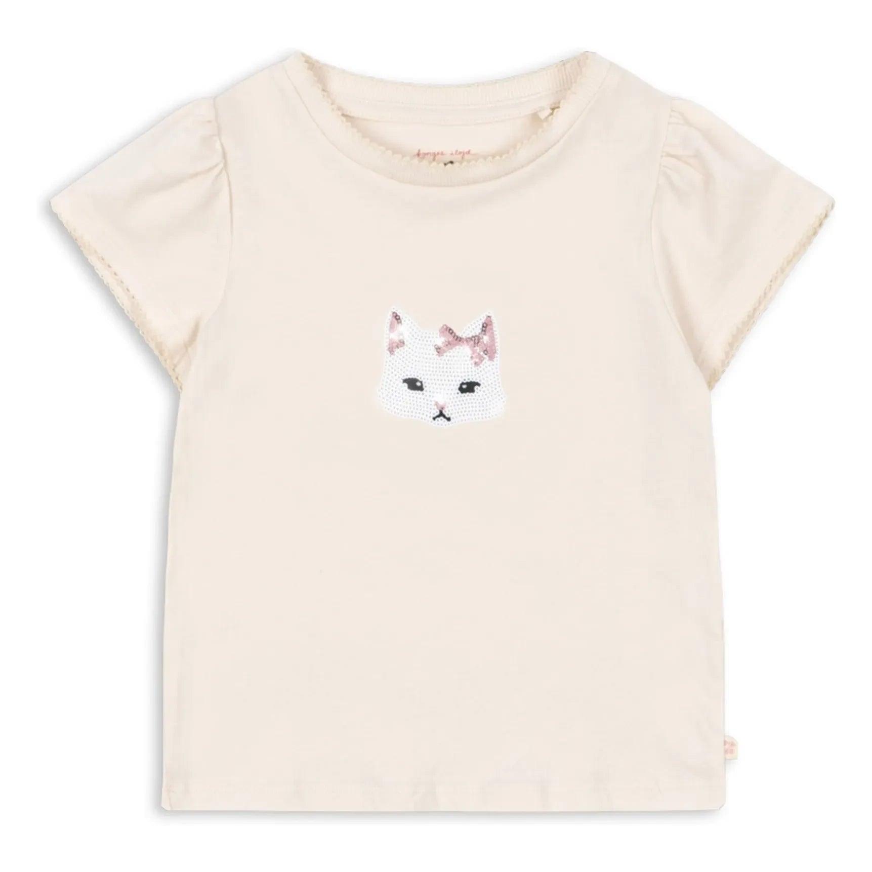 Konges Sløjd - Famo Cat Organic Cotton T-shirt | Beige