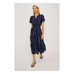 Rails - Cannes Striped Dress | Navy Blue