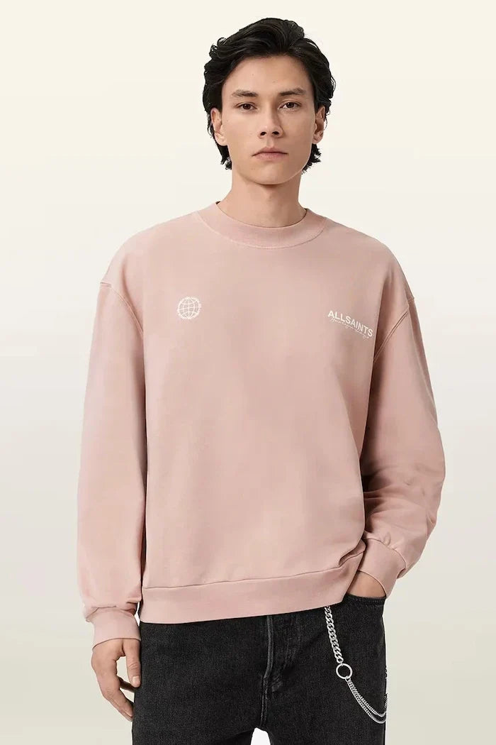 AllSaints EMBLEM Pamuklu Sweatshirt