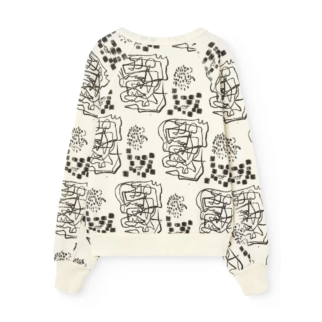 The Animals Observatory - Shark sweatshirt | Ivory