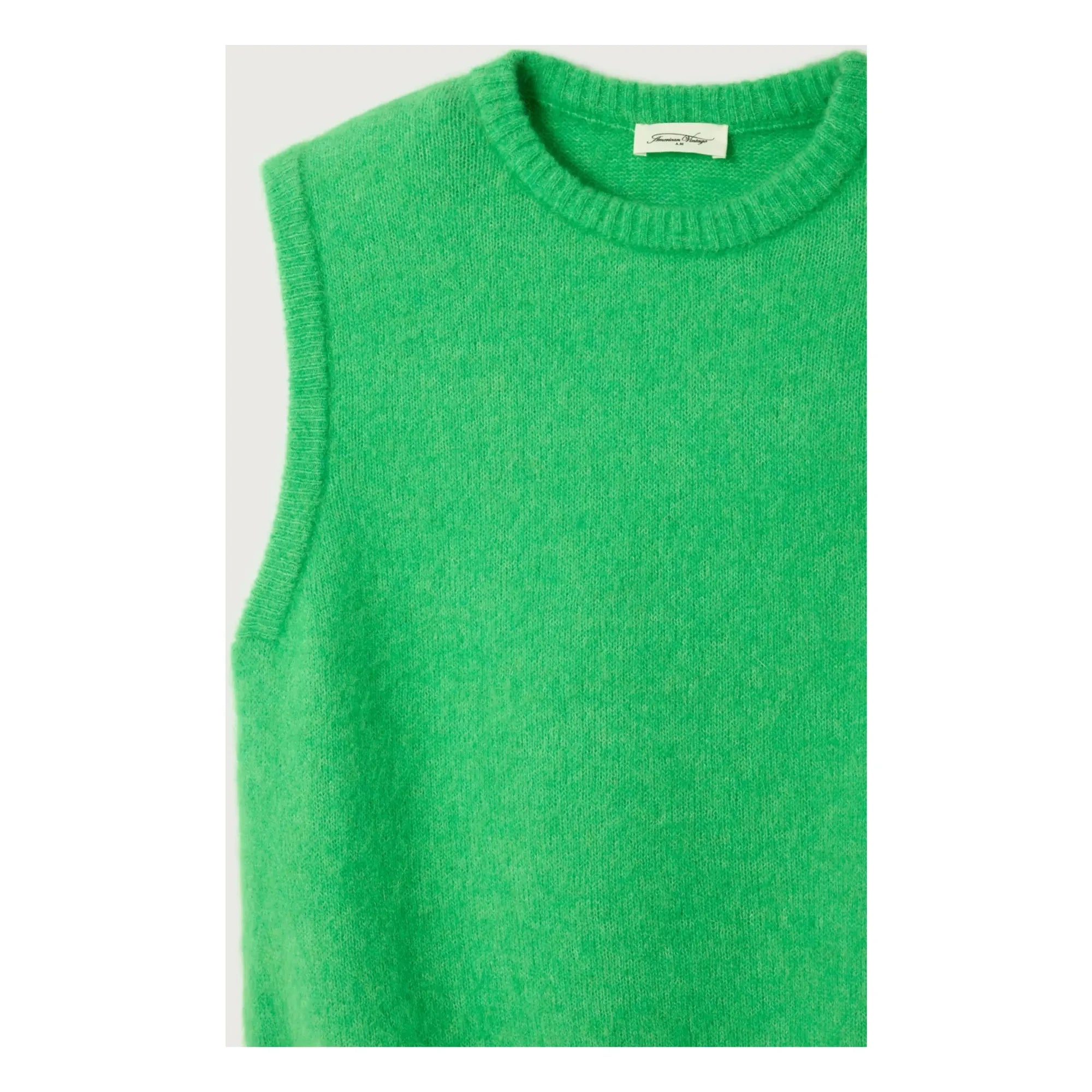 American Vintage - Vitow Wool Sleeveless Sweater | Green