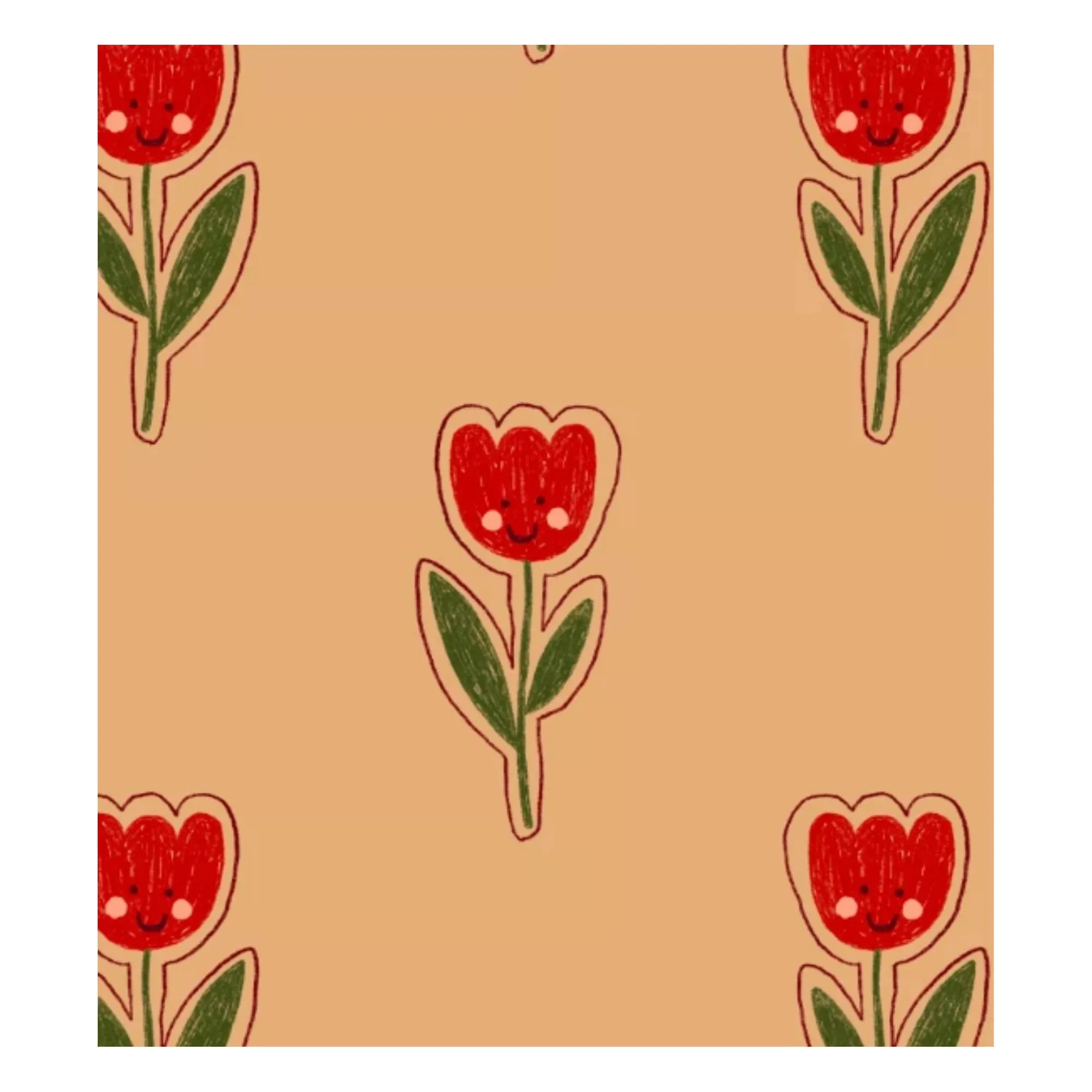 Season Paper - Happy Tulip Wallpaper