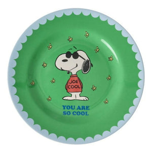 Rice - You Are So Cool Melamine Plate - Rice x Snoopy | Green