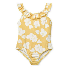 Liewood - Kallie Fleuri Swimsuit Made from Recycled Fibers | Yellow
