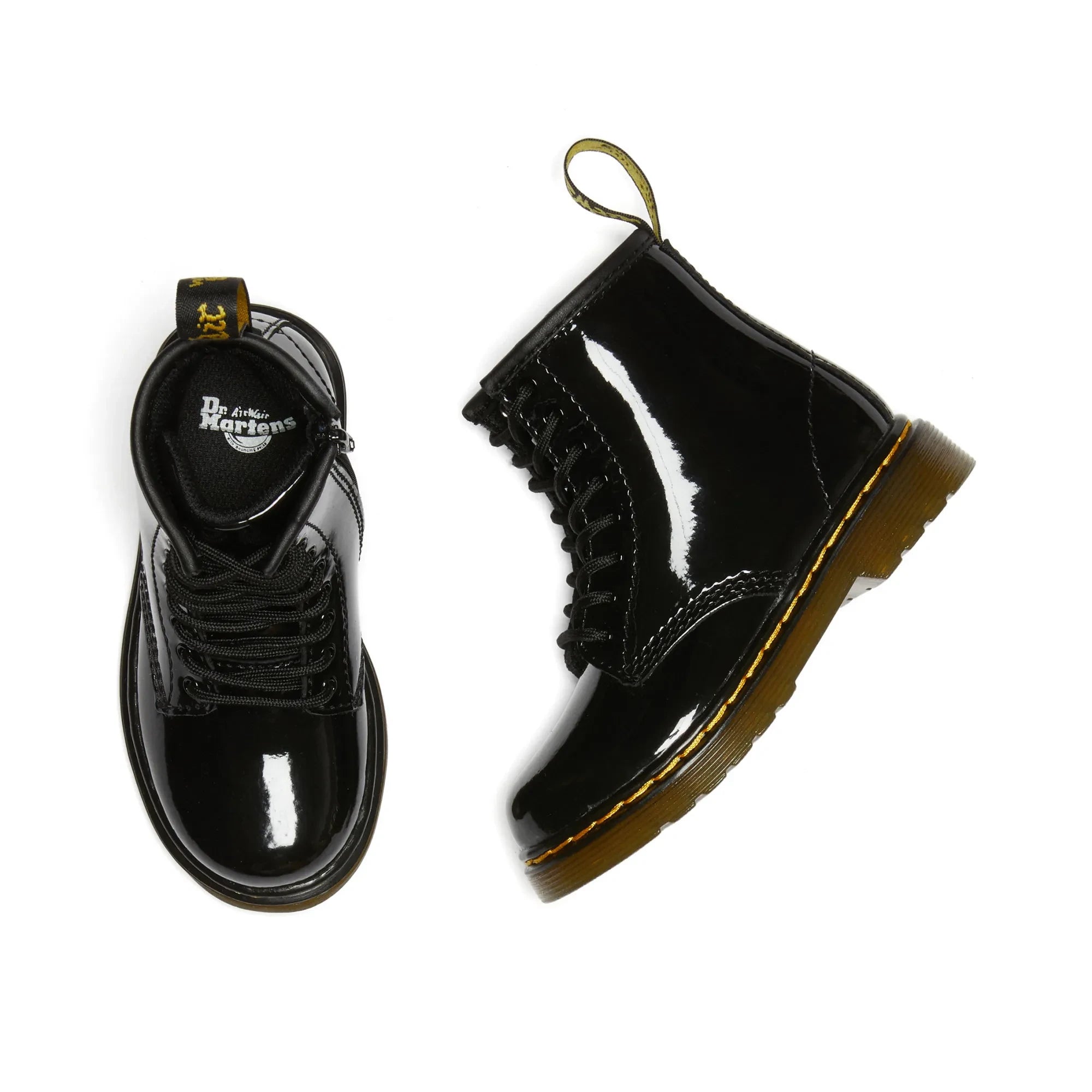 Dr Martens - 1460 Patent Leather Lace-Up Boots | Black