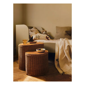 Ferm Living Kids - Swif Bird Embroidered Pillow | Beige