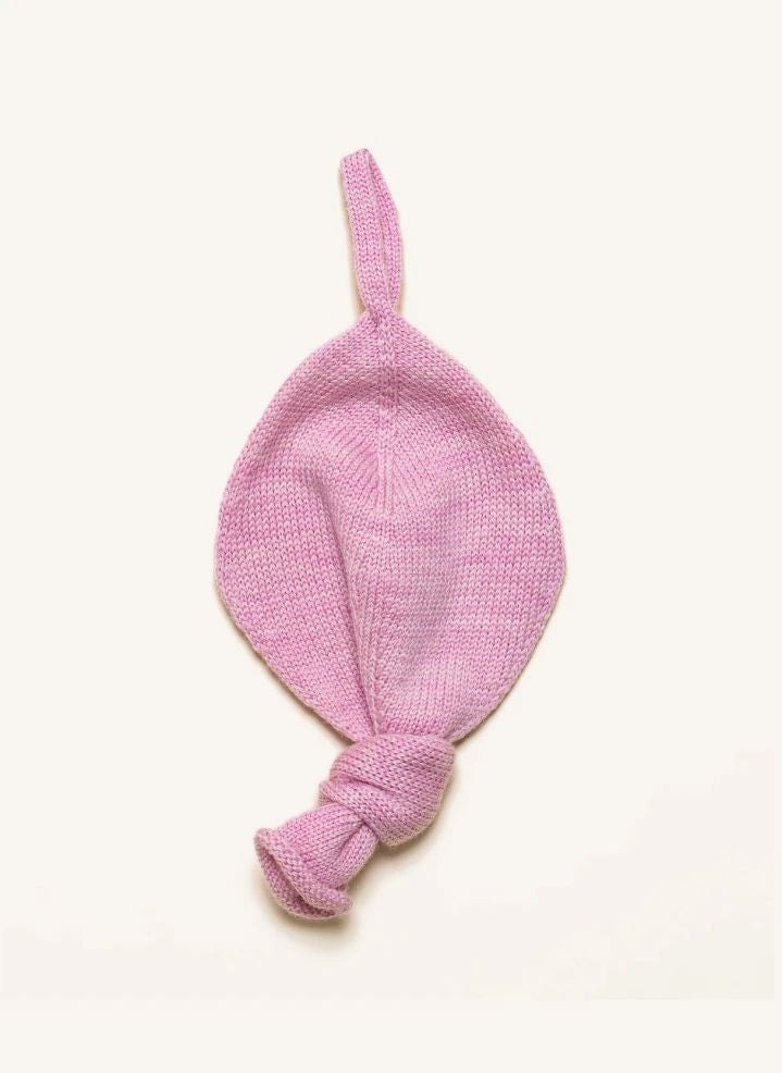 Hvid - Titi Merino Wool Pacifier Clip | Candy Pink