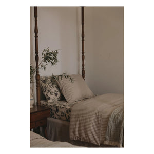 garbo&friends - Striped Bedding Set | Beige