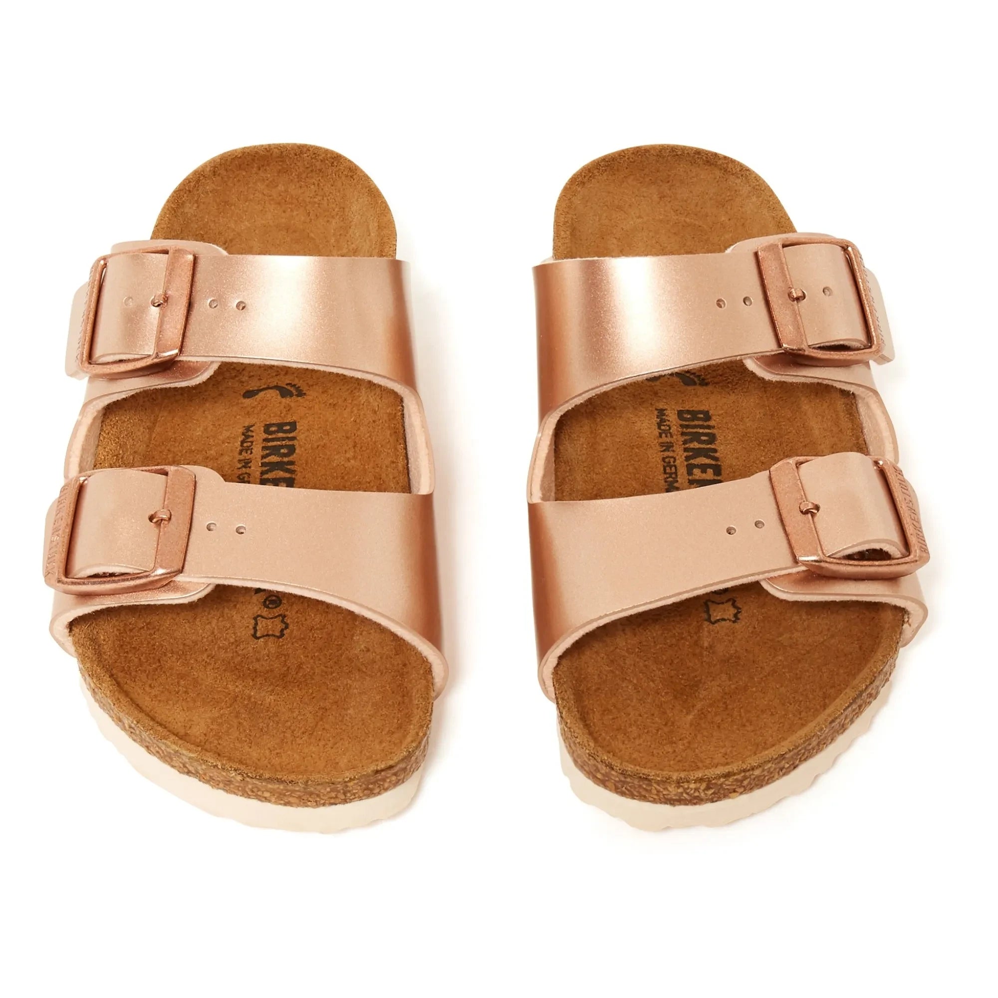 BIRKENSTOCK - Arizona nubuck sandals | Rose Gold
