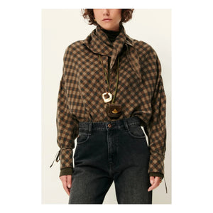 Sessùn - Armanchecks Plaid Shirt | Khaki