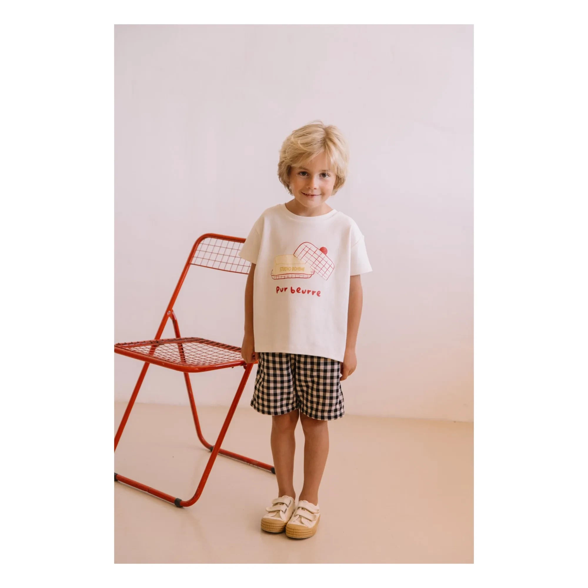Studio Bohème - Essential Organic Cotton Butter Dish T-Shirt | Ivory