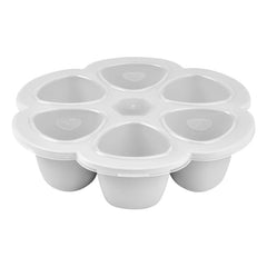 Béaba - Silicone Baby Food Mold - 6 x 90 ml | Light Gray