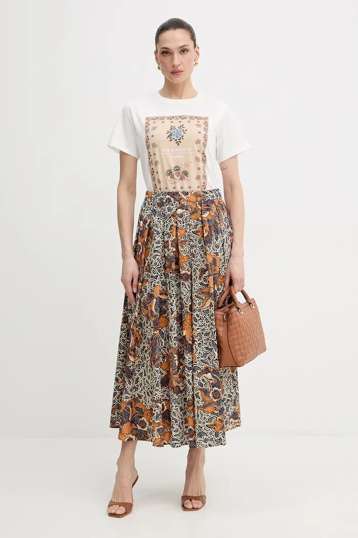 Weekend Max Mara PANTERA Pamuklu Tişört