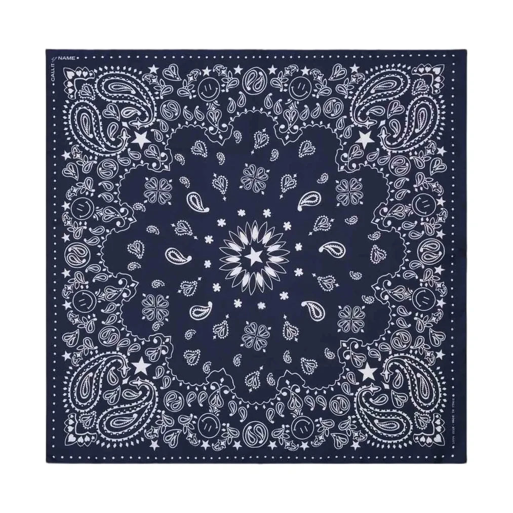 Call it by your name - Bandana Small Etoile Soie | Lacivert