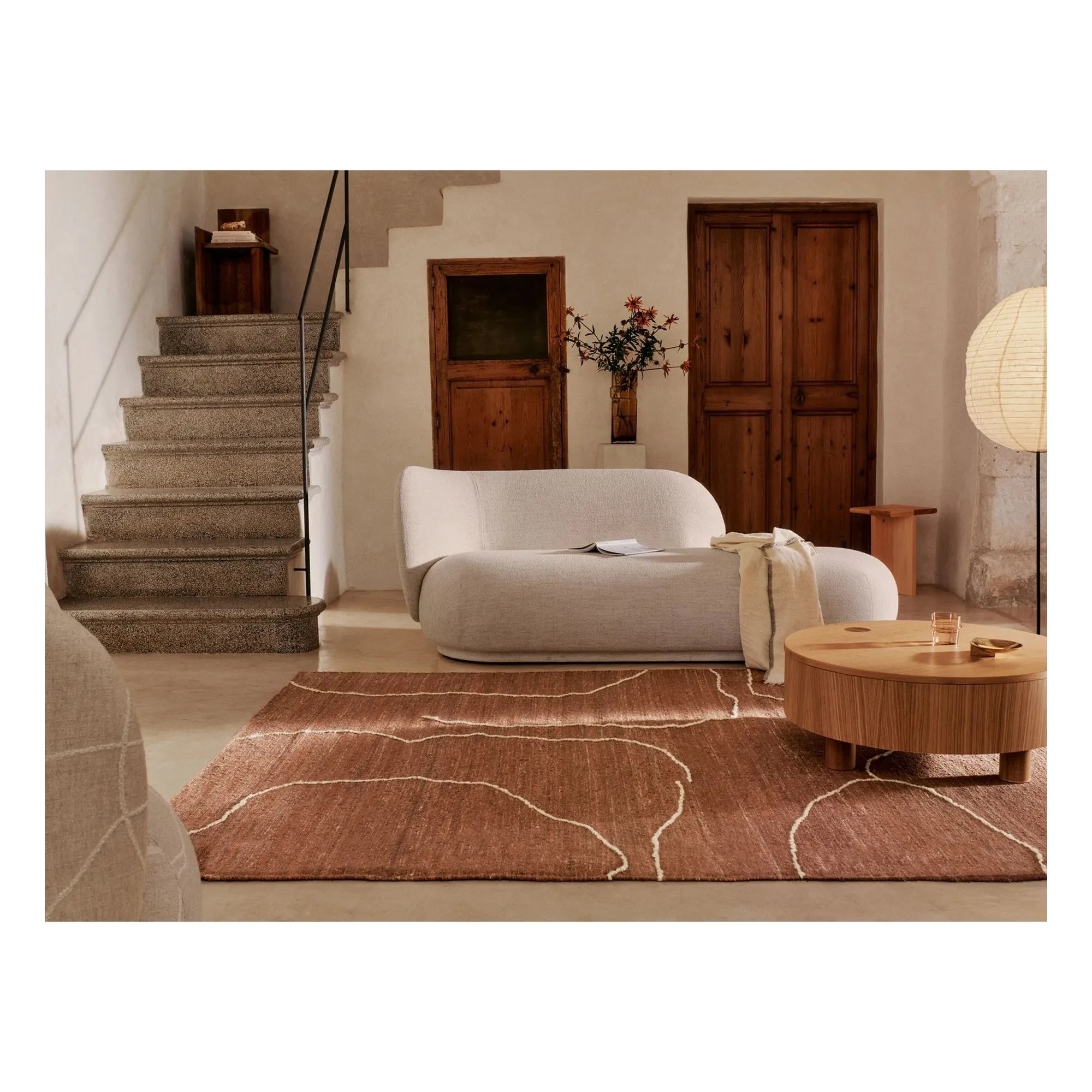 Ferm Living - Gesso Wicker | Terracotta