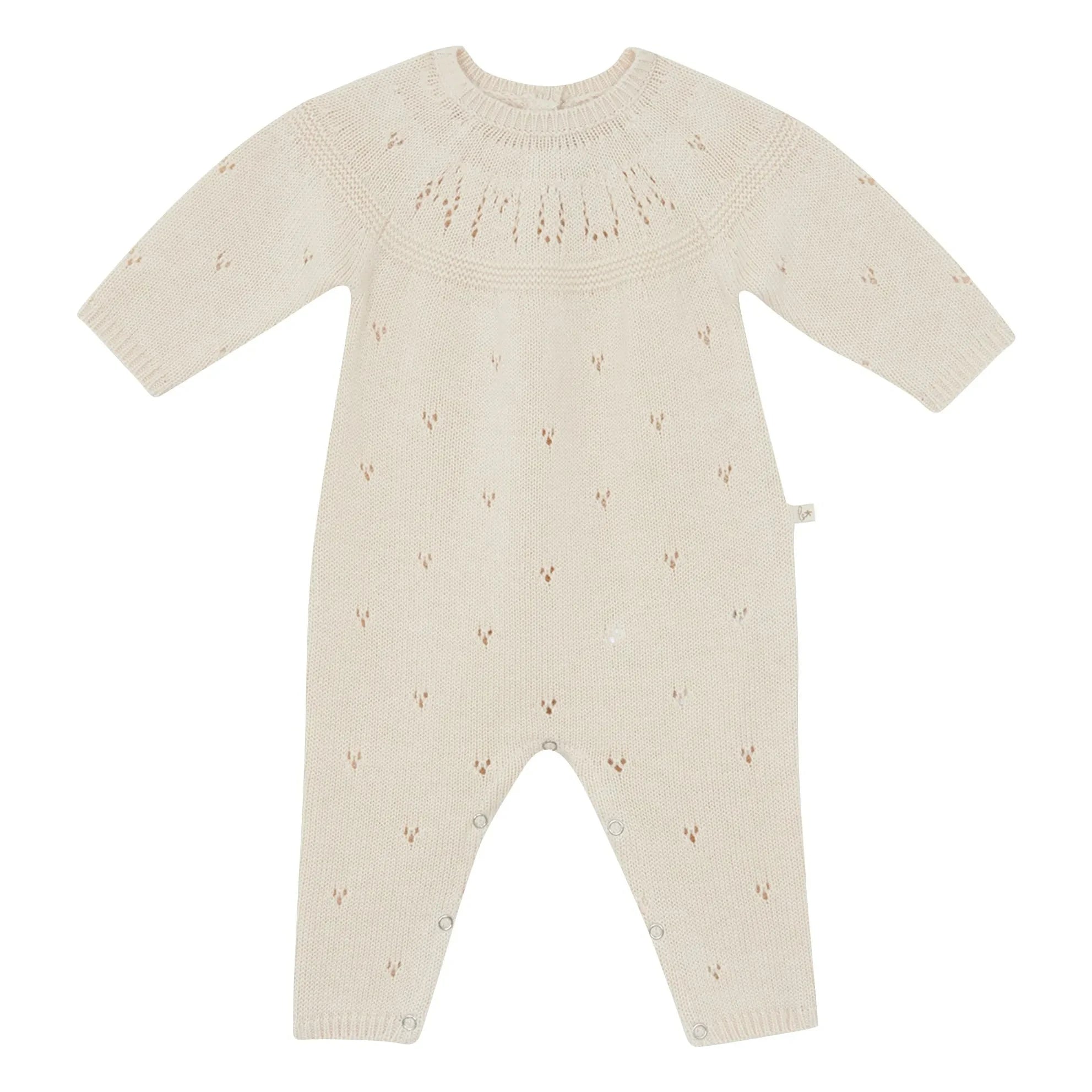 Bonton - Lalaland Merino Wool Romper | Ecru
