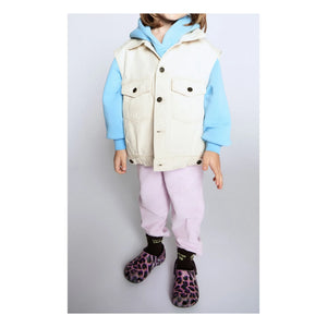 American Vintage - Snopdog Sleeveless Denim Jacket | Ecru