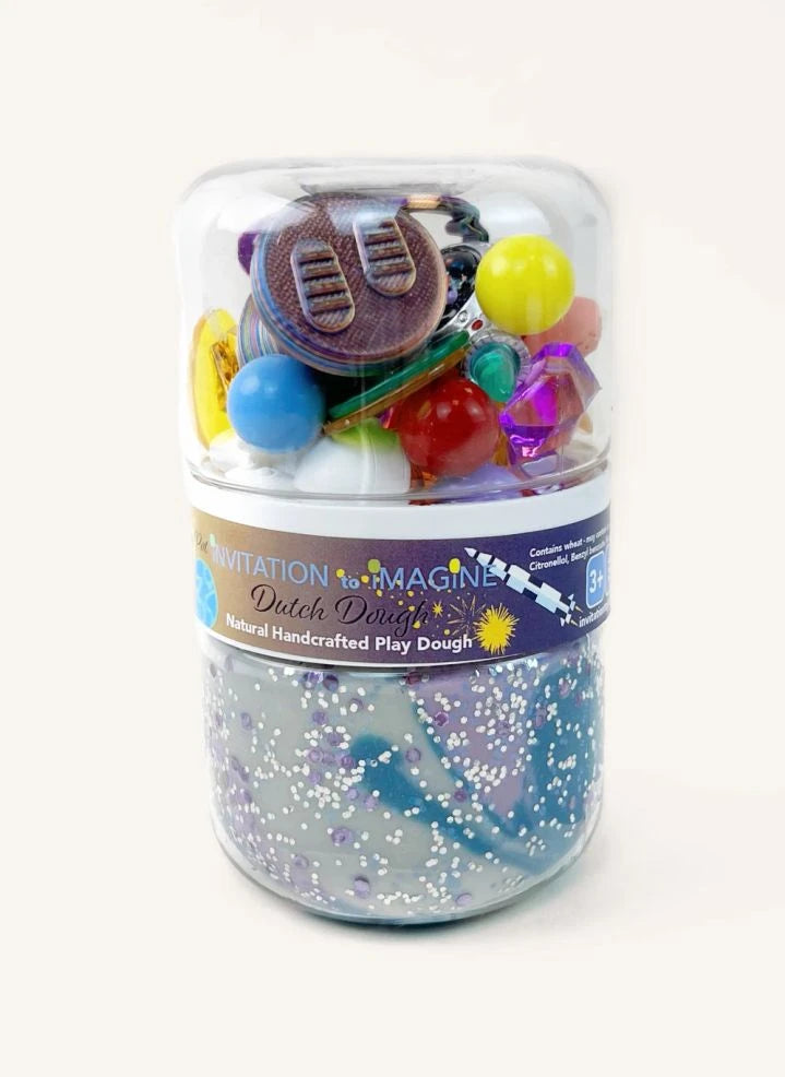 Invitation to Imagine - Big Surprise Modeling Play Dough Jar - Fly Me to the Moon