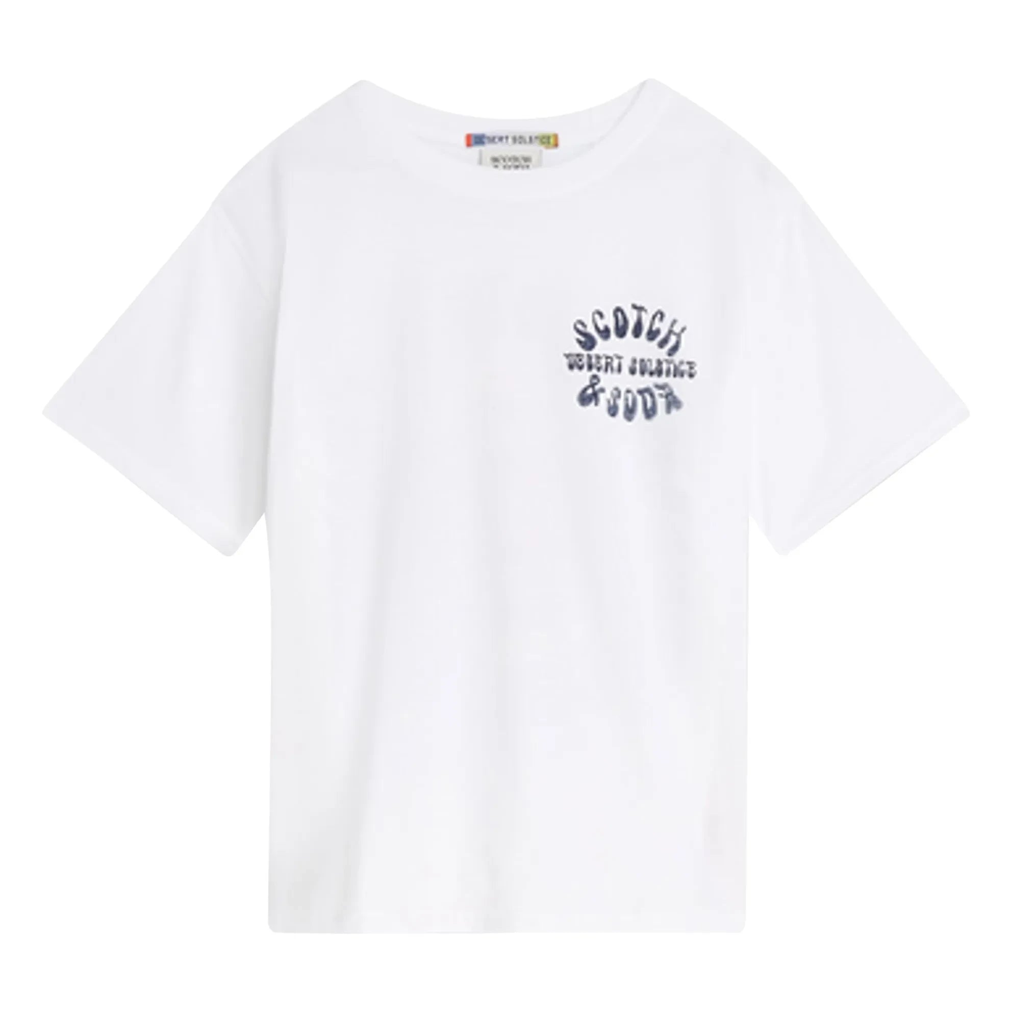 Scotch & Soda - Logo Print T-shirt | White