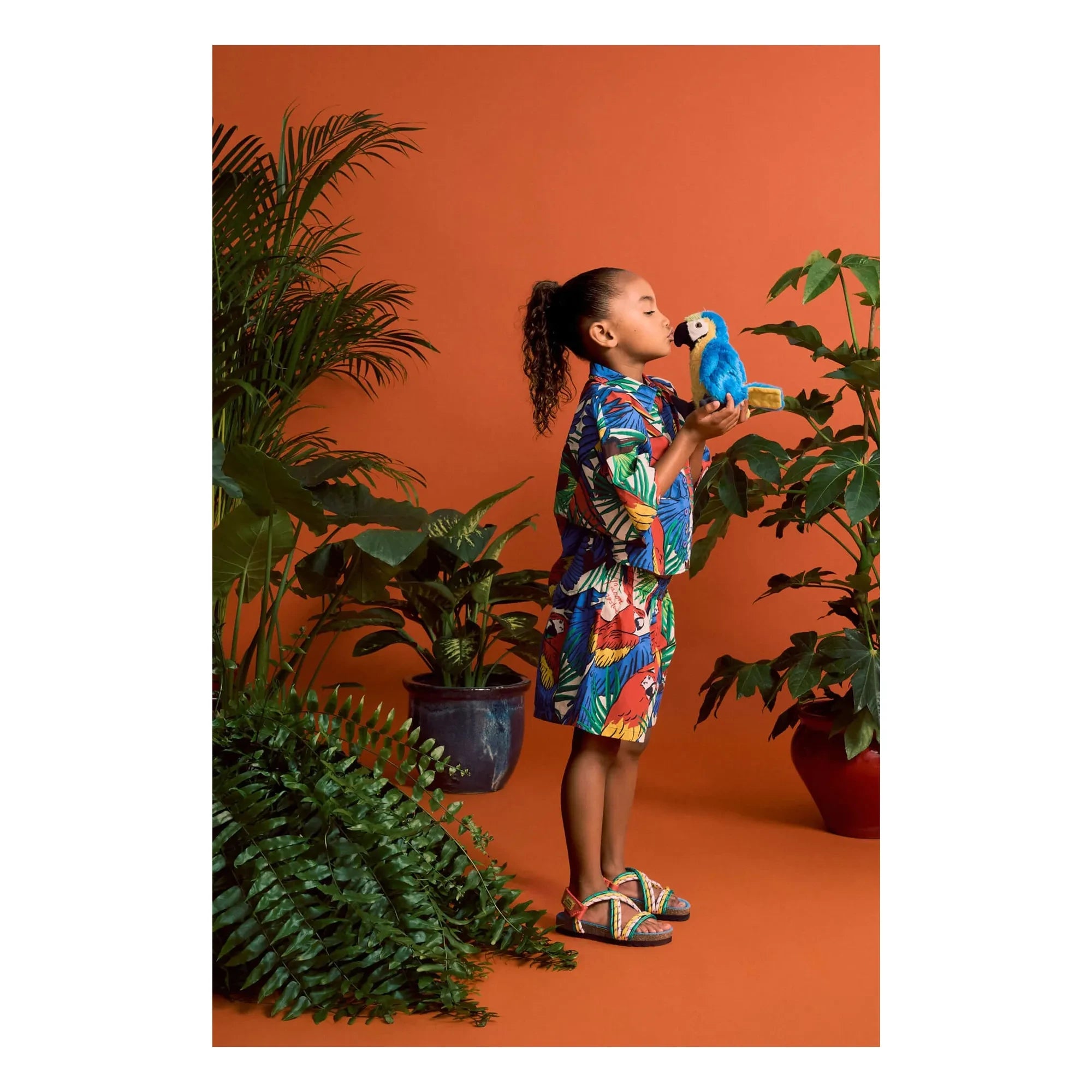 Maison Mangostan - Parrot şort | Mavi
