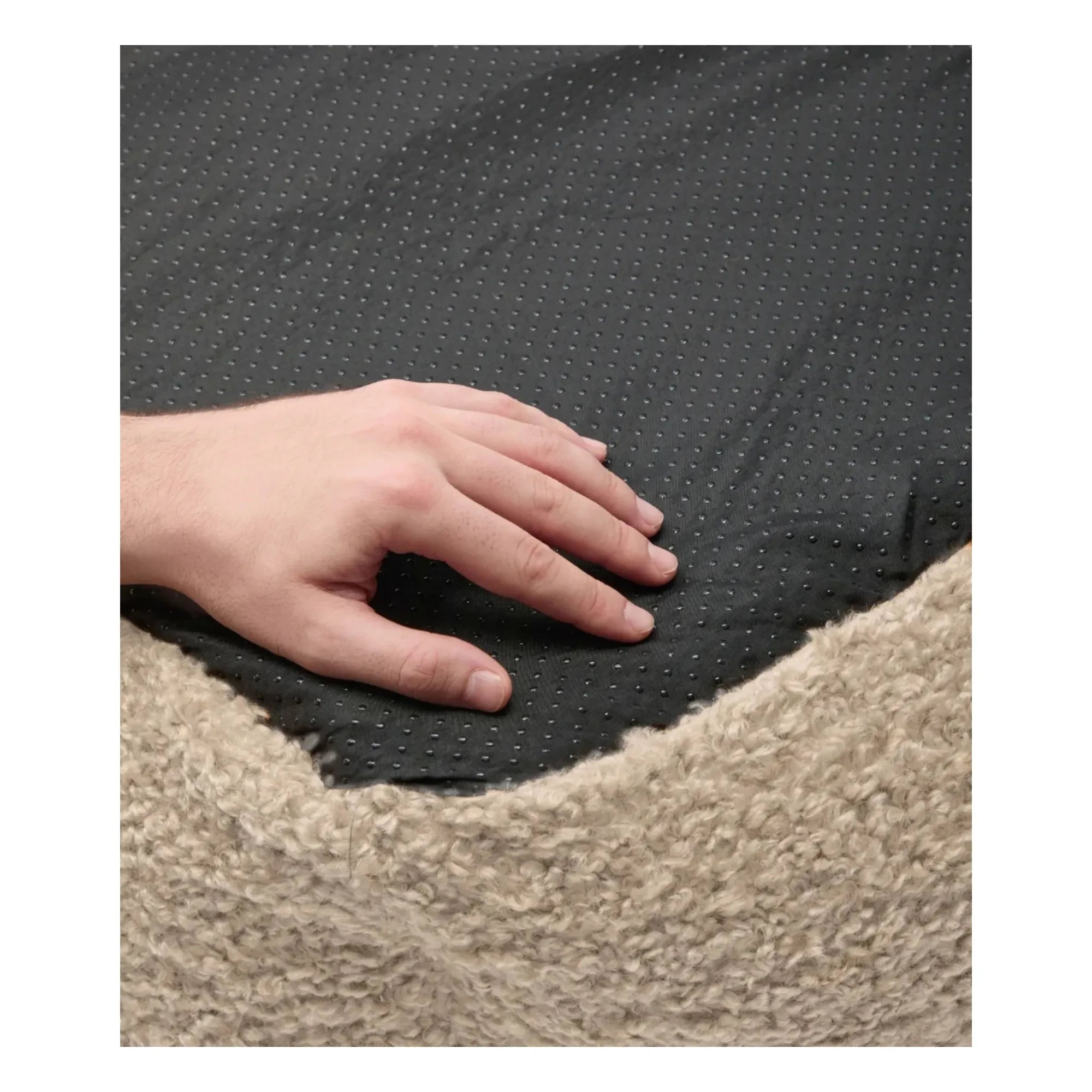 Cafide - Snozy Dog Towel Bed | Beige