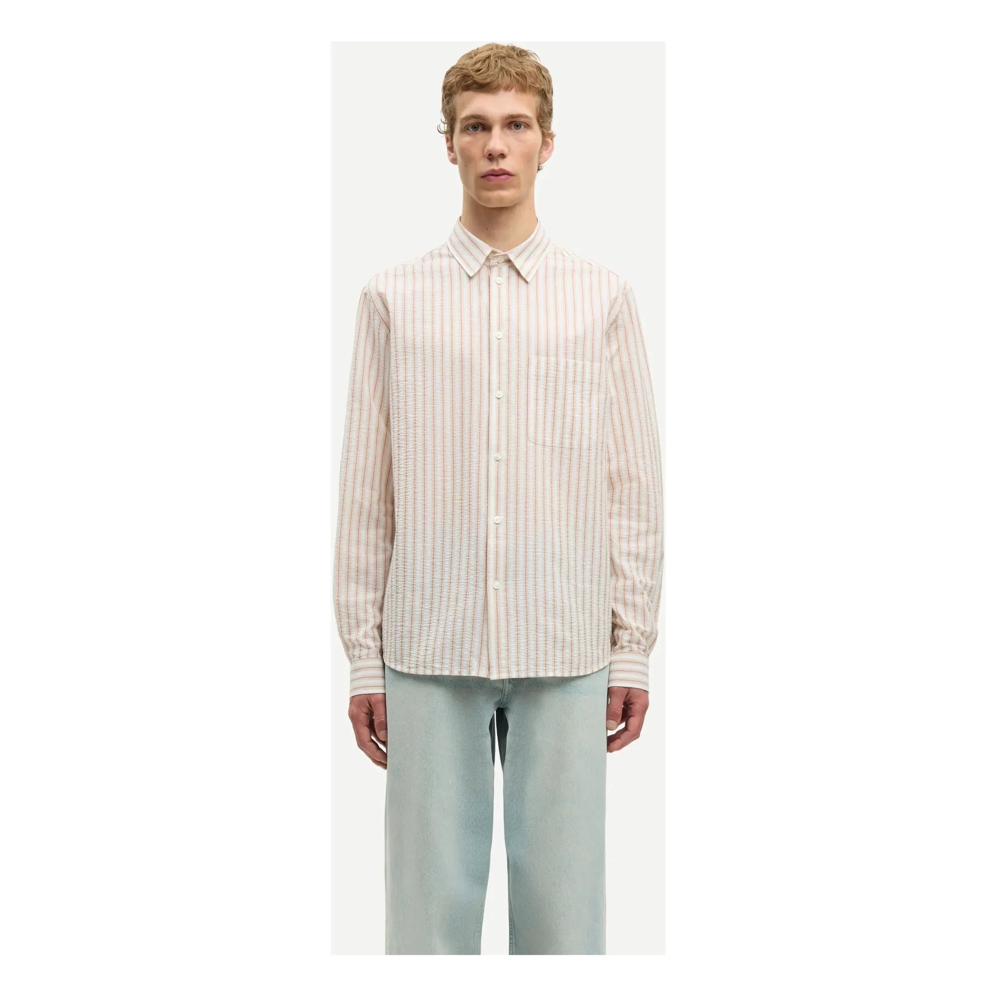 Samsoe Samsoe - Saryan G Checkered Shirt | Ecru