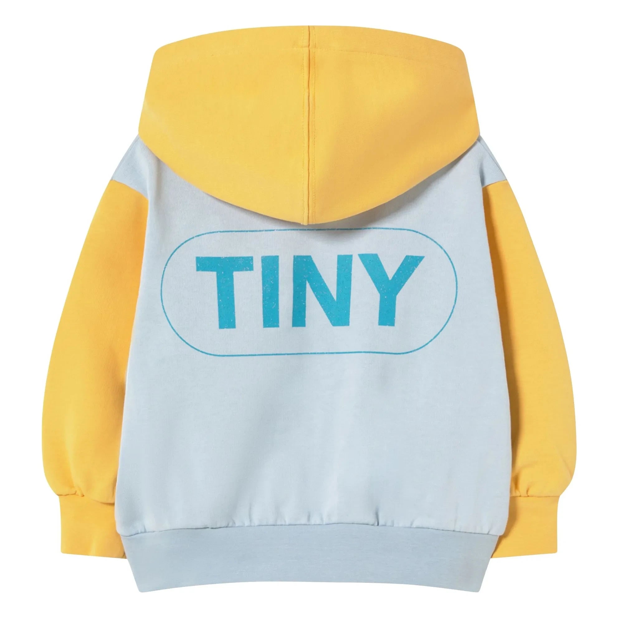 Tinycottons - Color-Blocked Organic Cotton Hooded Sweatshirt | Green
