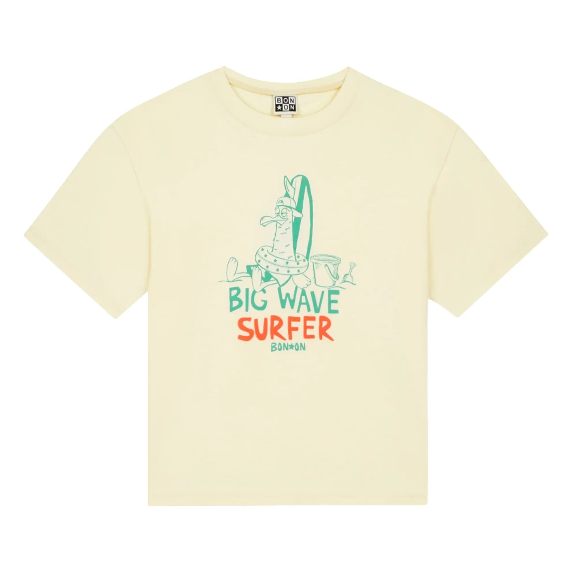Bonton - Livo Big Wave T-Shirt | Vanilla