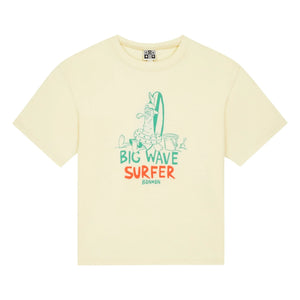 Bonton - Livo Big Wave T-Shirt | Vanilla