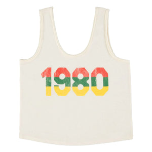 Sisters Department - Olivia Linen and Cotton Tank Top | Ecru
