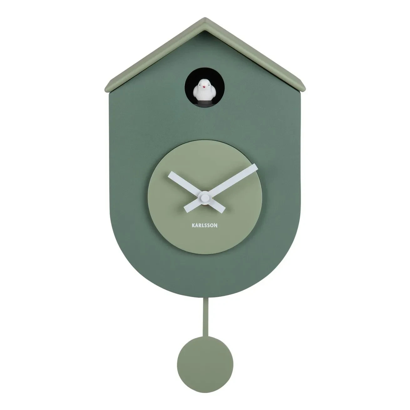 Present Time - Grato Cuckoo Wall Clock | Green
